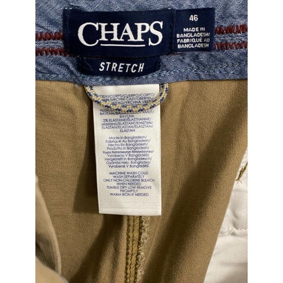Chaps Shorts Chaps Khaki Chino Cargo Shorts Brown Mens Sz 46 Poshmark